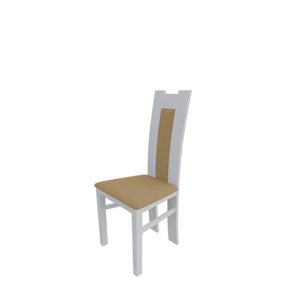 Veneti Jedálenská stolička MOVILE 18 - biela / béžová
